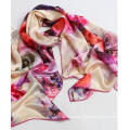 100%Silk Scarves Digital Print 100%Silk Shawls